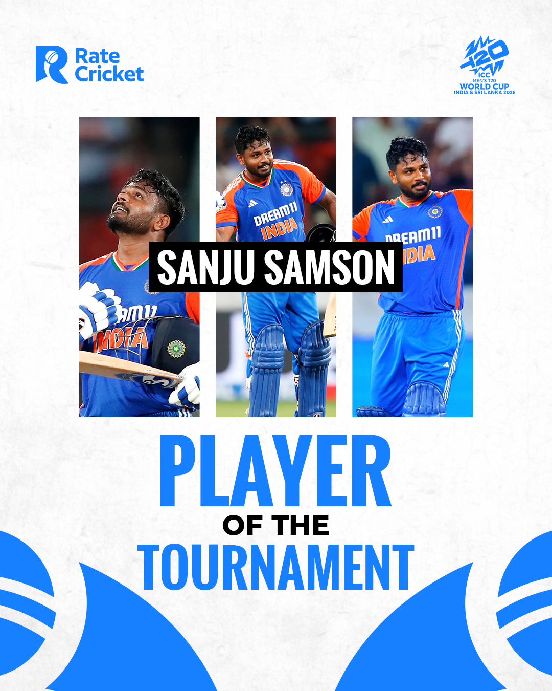 Sanju Samson - World Cup 2026 Player of the Tournament